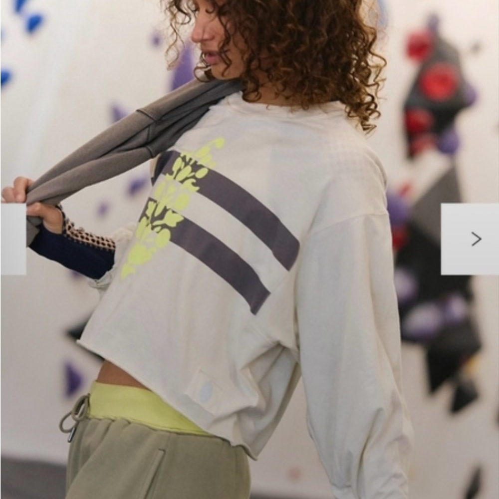 Free People Movement Inspire Logo Layer long-sleeve t-shirt. NWT - Picture 6 of 7